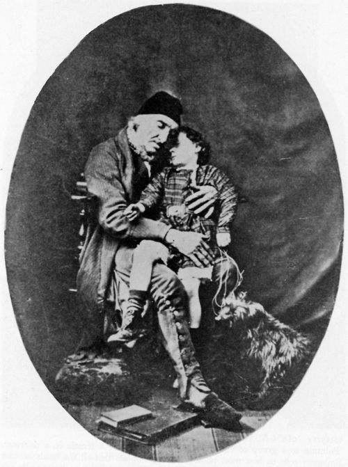 Rejlander, Oskar Gustav: Alter Mann mit schlafendem Kind