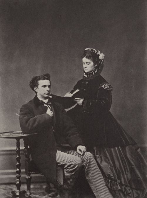 Albert, Joseph: K�nig Ludwig II. und seine Verlobte, Prinzessin Sophie, Herzogin in Bayern