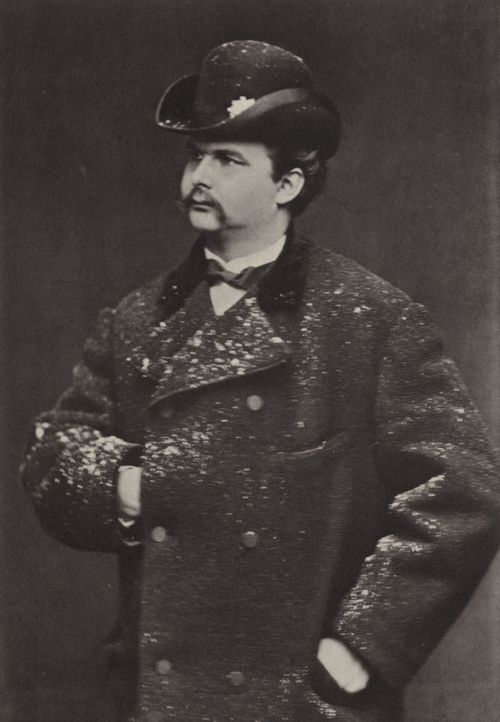 Albert, Joseph: K�nig Ludwig II., eine der letzten Aufnahmen