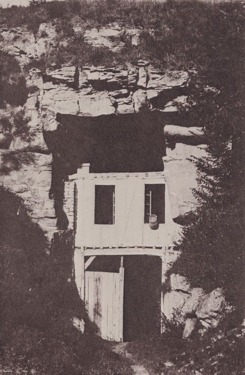Le Secq, Henri: Wohnung in dem Steinbruch von St. Leu