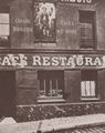 Atget, Eug�ne: Ladenschilder, Caf�  Restaurant, Montmartre