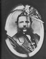 Obernetter, Johann Baptist: Porzellanphotographie auf einem Grabstein im Alten S�dfriedhof M�nchen