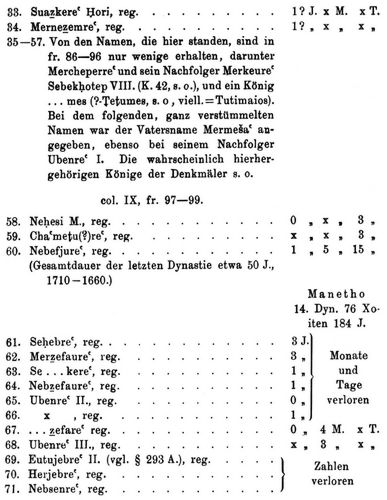 Die dreizehnte Dynastie