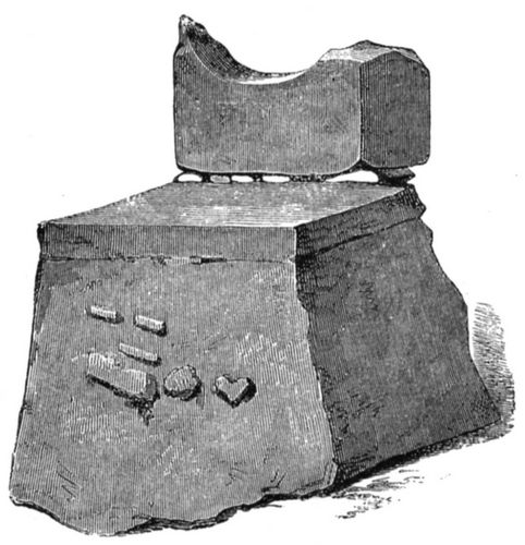 Nr. 6. Grosser Opferaltar in der verbrannten Stadt, unterhalb des Athene-Tempels. (1/25 der wirklichen Gr�sse).