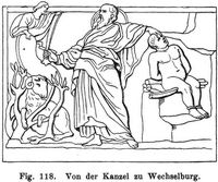 Fig. 118. Von der Kanzel zu Wechselburg. 