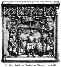 Fig. 124. Relief vom Waghaus zu N�rnberg von Krafft. 
