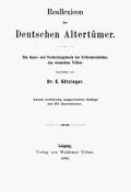 G�tzinger, E.: Reallexicon der Deutschen Altert�mer. Leipzig 1885.
