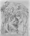 Raffael: Musikanten (Muse mit Bacchus und Apoll)