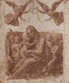 Raffael: Madonna von Engeln verehrt