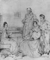 Ingres, Jean Auguste Dominique: Portr�t der Familie Stamaty