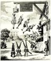 Hogarth, William: Frontispiz zur »Physiognomie« des Rev. John Clubbe