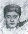 Macke, August: J�ngling mit Pelzm�tze