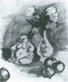 Macke, August: Buddha mit Blumenstrau�