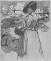 Steinlen, Theophile Alexandre: Gil Blas, Titel nicht zuzuordnen