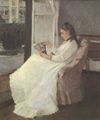 Morisot, Berthe: Die Schwester der K�nstlerin an einem Fenster