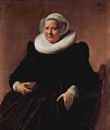 Hals, Frans: Portr�t einer sitzenden, etwa sechzigj�hrigen Frau mit Buch in der rechten Hand