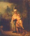 Rembrandt Harmensz. van Rijn: Davids Abschied von Jonathan