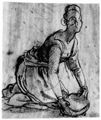 Jacopo da Empoli: Kniende Frau