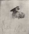 Rembrandt Harmensz. van Rijn: Greis, die Linke zum Barett f�hrend