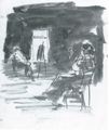 Macke, August: Maler und Modell