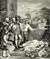 Hogarth, William: Folge »Die vier Stationen der Grausamkeit«, Grausamkeit in der Vollendung