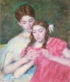 Cassatt, Mary: Der H�kelunterricht