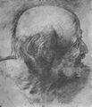 Raffael: Transfiguration, Studie, Kopf eines Apostels