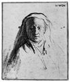Rembrandt Harmensz. van Rijn: Portr�t Rembrandts Mutter