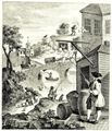 Hogarth, William: Satire auf Kirbys »Perspektive«