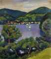 Macke, August: Tegernsee-Landschaft