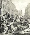 Hogarth, William: Folge »Die vier Stationen der Grausamkeit«, Die zweite Station der Grausamkeit