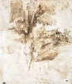 Campagnola, Domenico: David und Bethseba