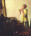 Vermeer van Delft, Jan: Das Perlenhalsband