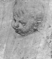 Raffael: Madonna im Gr�nen, Studie, Knabenkopf