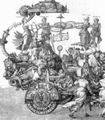D�rer, Albrecht: Der gro�e Triumphwagen, Detail