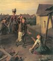 Waldm�ller, Ferdinand Georg: Bautagl�hner erhalten ihr Fr�hst�ck