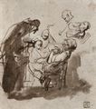 Rembrandt Harmensz. van Rijn: Studie f�r Jakobs Klage