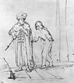 Rembrandt Harmensz. van Rijn: David erf�hrt, da� Uria seinen Befehl missachtet
