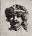Rembrandt Harmensz. van Rijn: Selbstportr�t