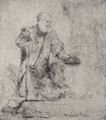 Rembrandt Harmensz. van Rijn: Der reuige Petrus