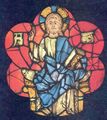Oberrheinischer Meister um 1240: Thronender Christus