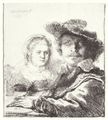 Rembrandt Harmensz. van Rijn: Selbstportr�t Rembrandts mit Saskia