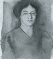 Macke, August: Elisabeth mit Brille
