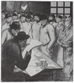 Steinlen, Theophile Alexandre: Streikkasse