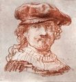Rembrandt Harmensz. van Rijn: Selbstportr�t