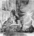 Rembrandt Harmensz. van Rijn: Das Emmausmahl, »Und er verschwand vor ihnen«