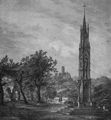 Quaglio, Domenico: Bonn, Bad Godesberg, Hohes Kreuz und Burgruine