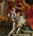 Rubens, Peter Paul: Gem�ldezyklus f�r Maria de' Medici, K�nigin von Frankreich, Szene: Kr�nung Maria de' Medicis in St. Denis in Paris, Detail