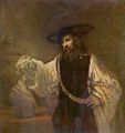 Rembrandt Harmensz. van Rijn: Aristoteles vor der B�ste des Homer