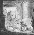 Rembrandt Harmensz. van Rijn: Verk�ndigung an Zacharias